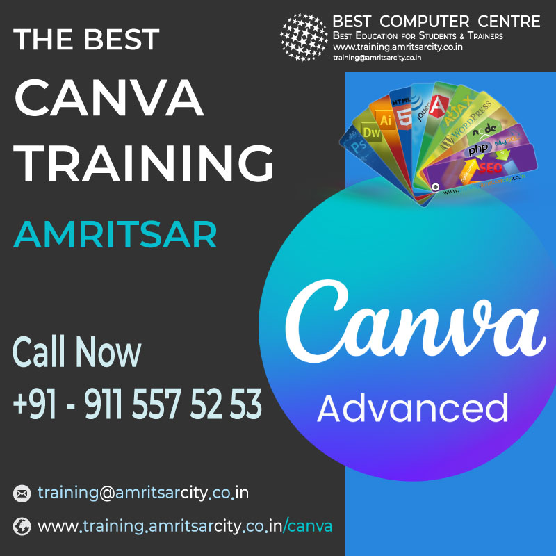 Canva Training Institute with Certificate Amritsar