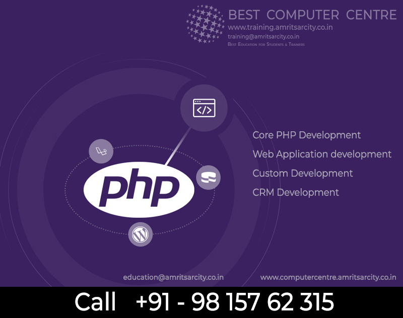 core advanced php with mySql training in Amritsar