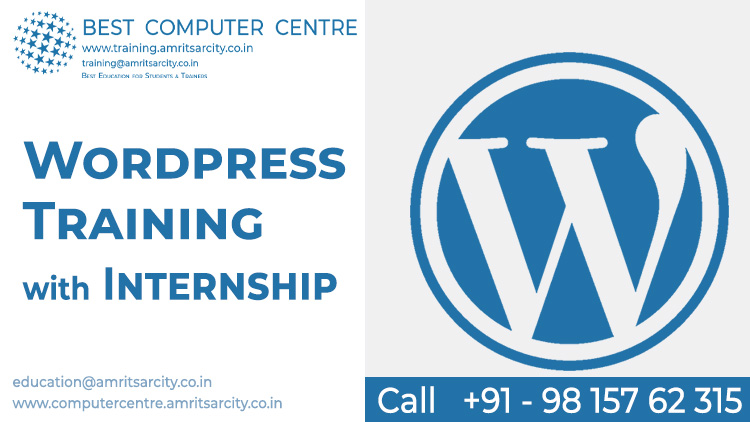 Wordpress training in Amritsar | wordpress training institute in Amritsar