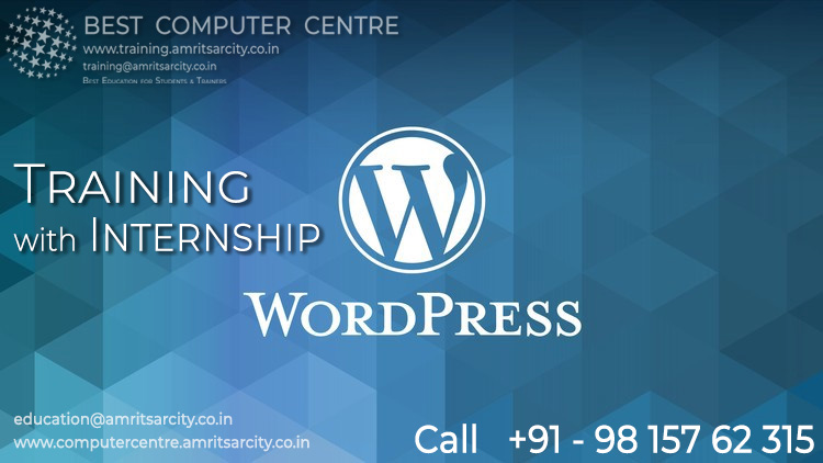 Wordpress training in Amritsar | wordpress training institute in Amritsar