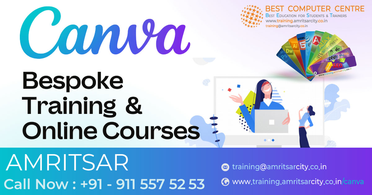 Canva Training Institute with Certificate Amritsar