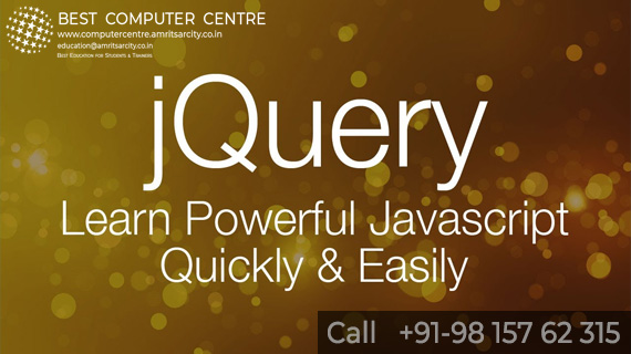 complete jquery course from beginner to advanced amritsar